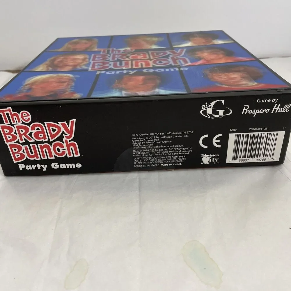 THE BRADY BUNCH Board Game Prospero Hall 2018 Looks COMPLETE